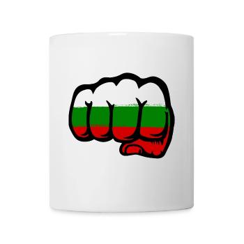 Bulgaria Flag Hand Fist - Mug - white - Front