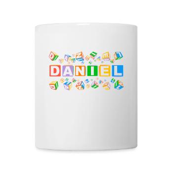 DANIEL colourful cubes - Tasse - Weiß - Vorne