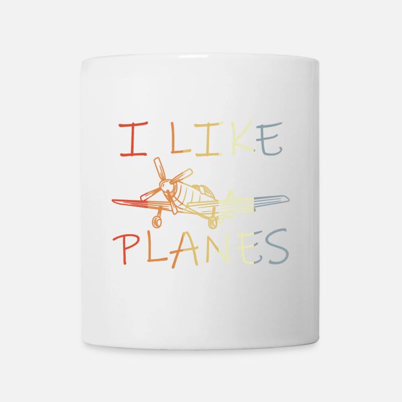 Plane Spotter - Tasse - Weiß