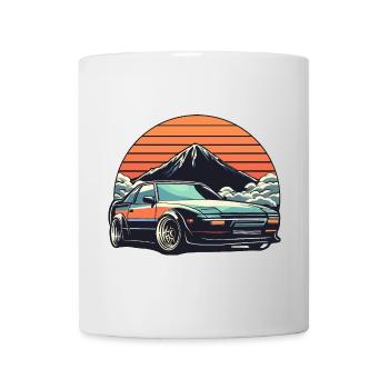 JDM car Japanese Retro Car Racing Drifting Legend - Mug - white - Front
