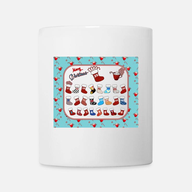 Advent calendar Christmas decorations - Mug - white