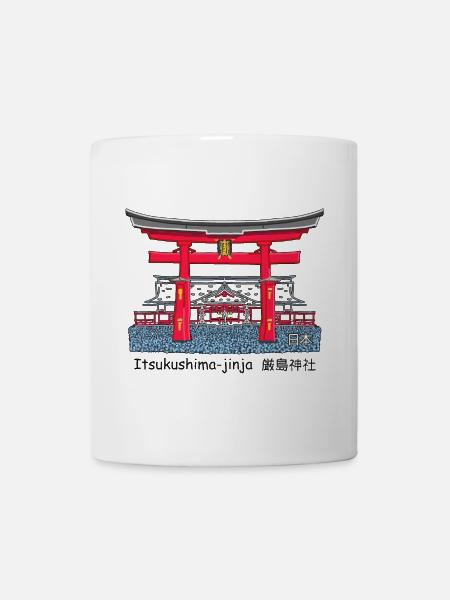 Itsukushima-Schrein, Miyajima, Hiroshima. Japan - Tasse - Weiß