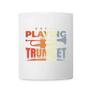 Trompetenspruch - Tasse - Weiß - Vorne