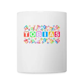 TOBIAS colourful cubes - Tasse - Weiß - Vorne