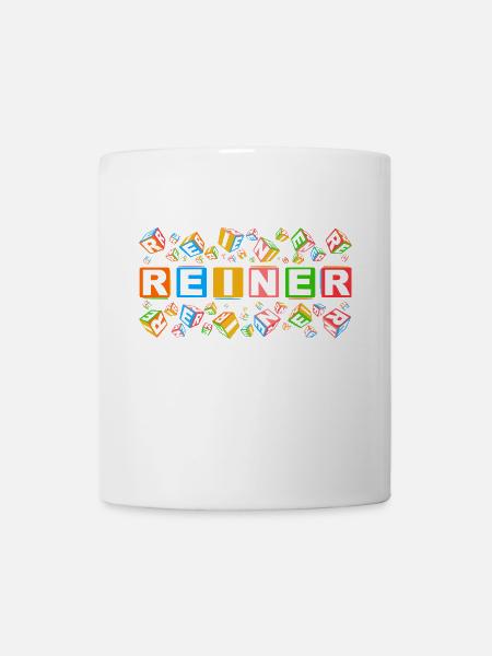 REINER colourful cubes - Tasse - Weiß