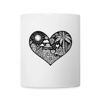 summer love her - Tasse - Weiß - Vorne