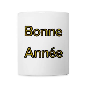 BONNE ANNEE. SAINT SYLVESTRE. NOUVELLE ANNÉE - Mug blanc - blanc - Devant