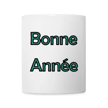 BONNE ANNEE. SAINT SYLVESTRE. NOUVELLE ANNÉE - Mug blanc - blanc - Devant