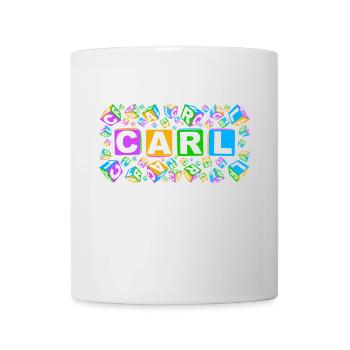 CARL colourful cubes - Tasse - Weiß - Vorne