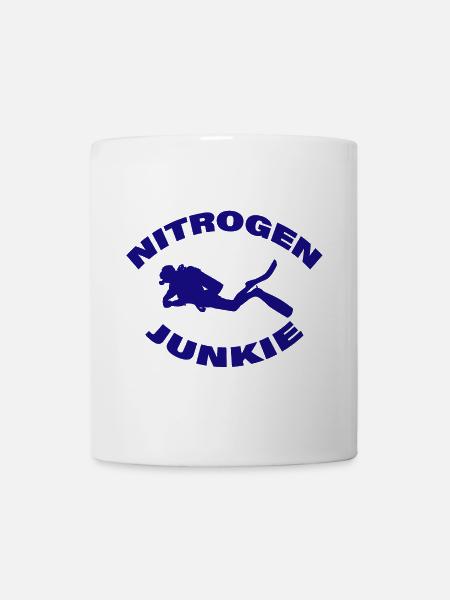 NITROGEN JUNKIE - Tasse - Weiß