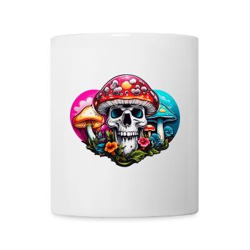 Skull Toadstool - Mug - white - Front