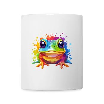 Frosch Design bunt - Tasse - Weiß - Vorne