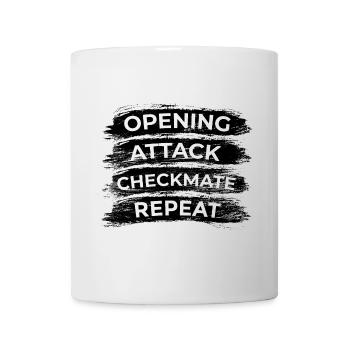 Opening Move Checkmate Repetition - Mug - white - Front