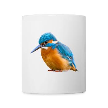 Eisvogel Kingfisher Alcedo Atthis Vogel Natur - Tasse - Weiß - Vorne