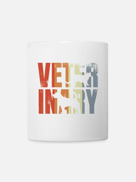Retro Veterinär - Tasse - Weiß