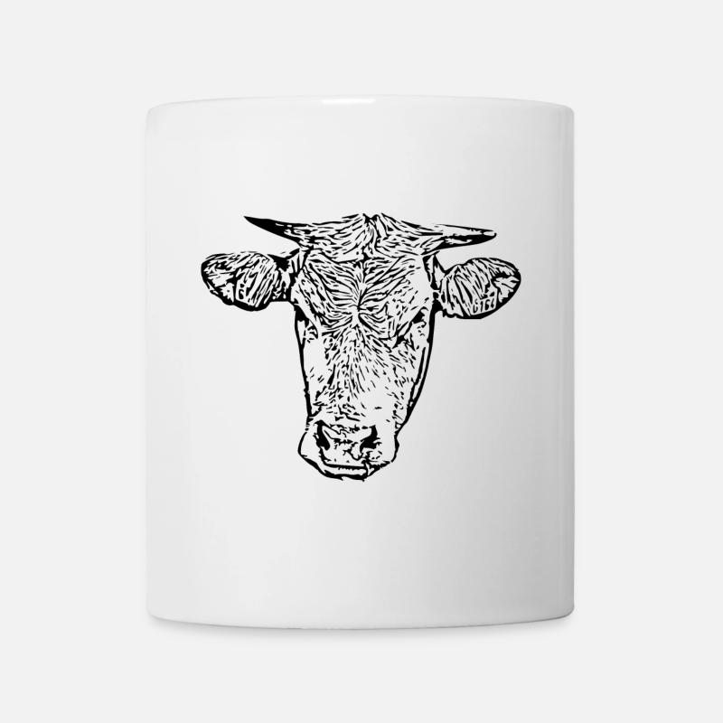 Vache - Mug blanc - blanc