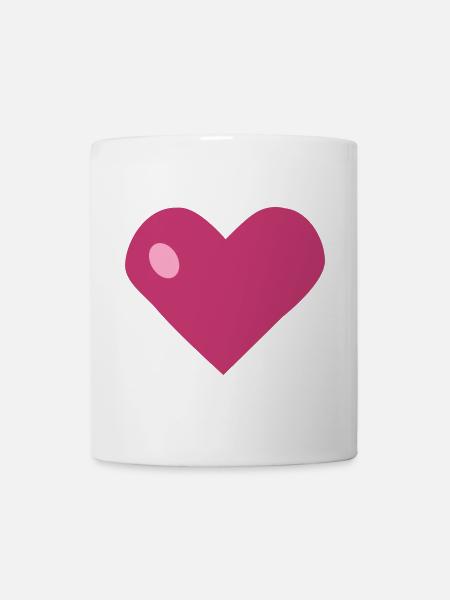 Schenk mir dein Herz - Tasse - Weiß