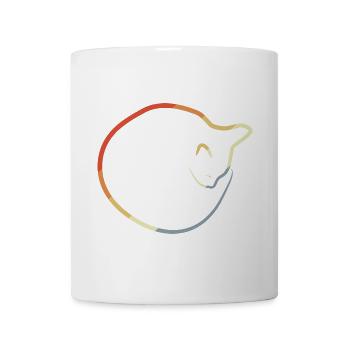 Cat in retro look - Mug - white - Front