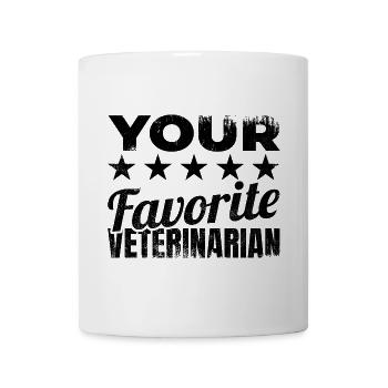 Tierarzt Witz - Tasse - Weiß - Vorne