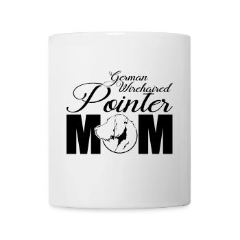 Allemand à poil dur pointeur profil maman Wilsigns - Mug blanc - blanc - Devant
