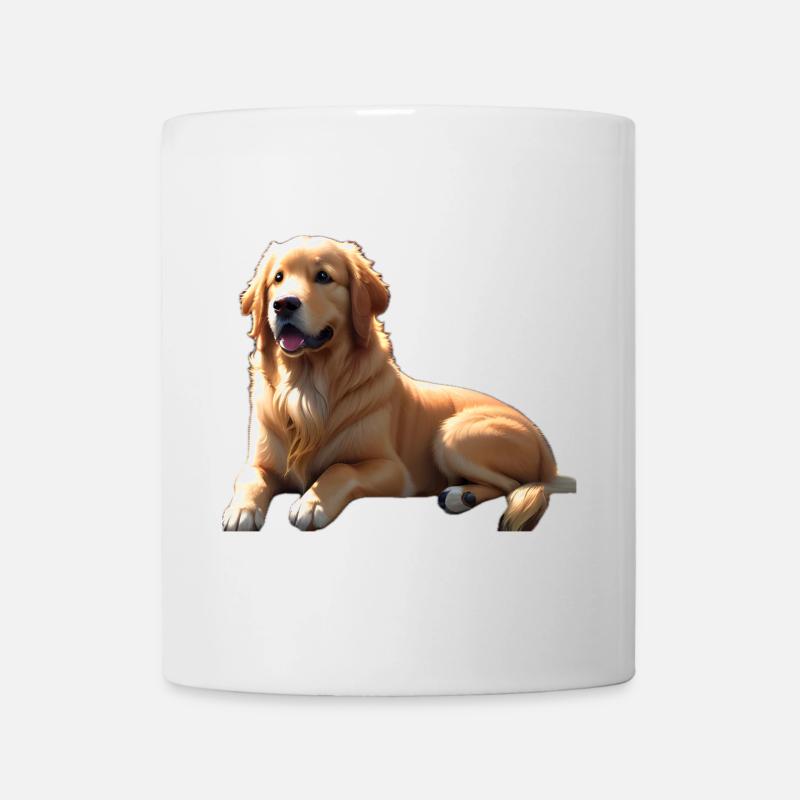 Golden Retriever - Tasse - Weiß
