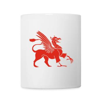 Roter Greif - Tasse - Weiß - Vorne