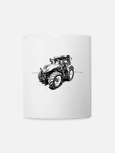 Traktor Steyr 4120 - Tasse - Weiß