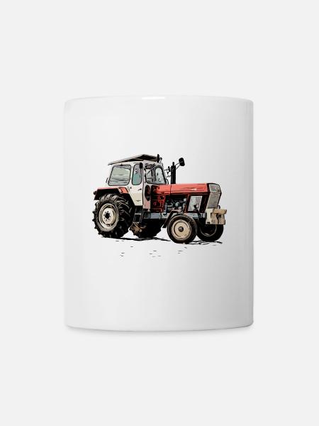 Fortschritt Traktor ZT - Tasse - Weiß