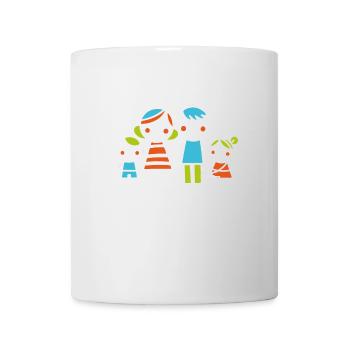 Nous sommes Famille Père Mère Enfants Amour, Fête des Mères - Mug blanc - blanc - Devant
