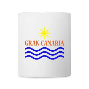 GRAN CANARIA Sonne Wasser - Tasse - Weiß - Vorne