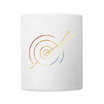 Archery Target - Mug - white - Front