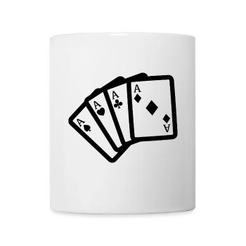Four of a Kind - Tasse - Weiß - Vorne
