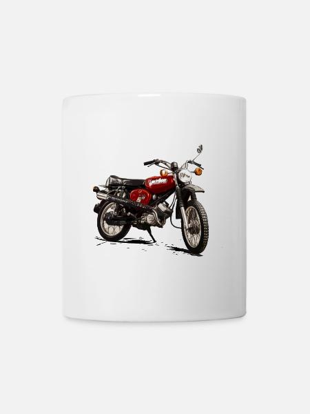 S51 Enduro Simson Motorrad - Tasse - Weiß