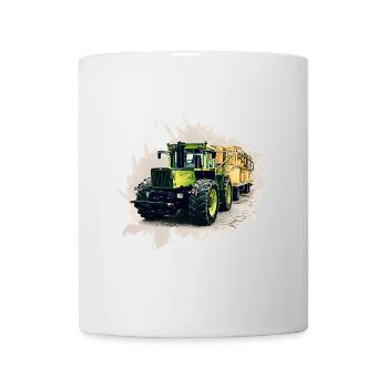 MB trac 1300 TRAC mit Anhänger - Tasse - Weiß - Vorne