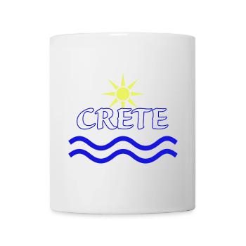 Sun and Sea Crete Logo Design - Mug - white - Front