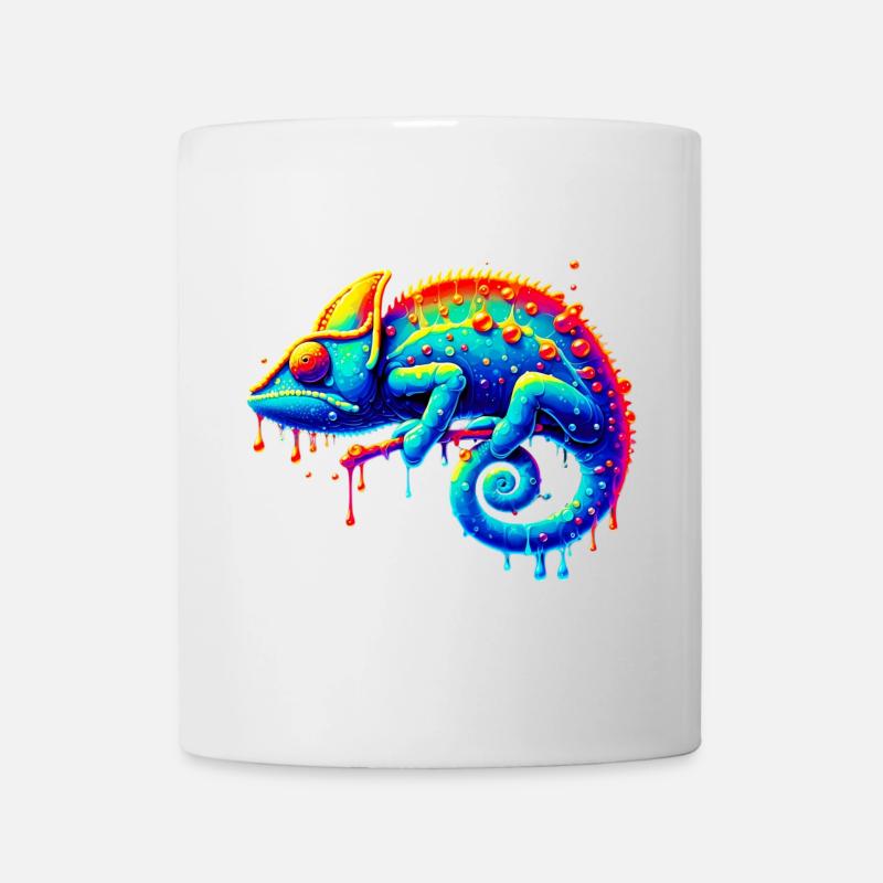 Chamäleon - Tasse - Weiß