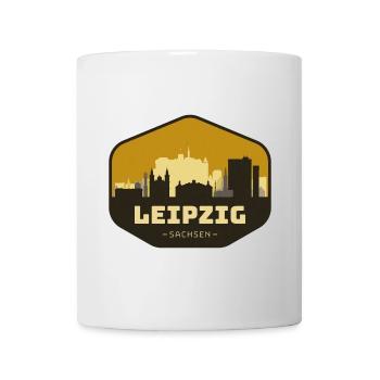 Leipzig Skyline - Tasse - Weiß - Vorne