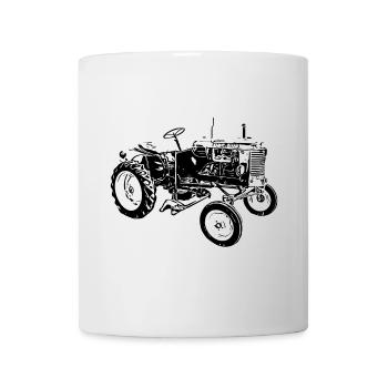 Tracteur Poney - Mug blanc - blanc - Devant