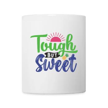 Tough und süß - Tasse - Weiß - Vorne