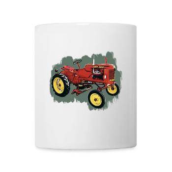 Tracteur Poney - Mug blanc - blanc - Devant