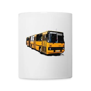 Bus Ikarus Z80 jaune - Mug blanc - blanc - Devant
