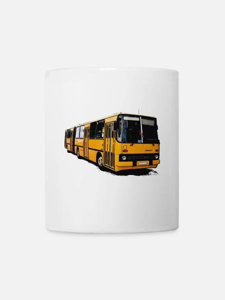 Gelber Ikarus Bus Z80 - Tasse - Weiß