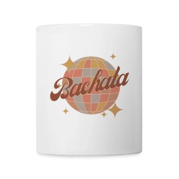 Bachata Disco Retro Glow - Tasse - Weiß - Vorne