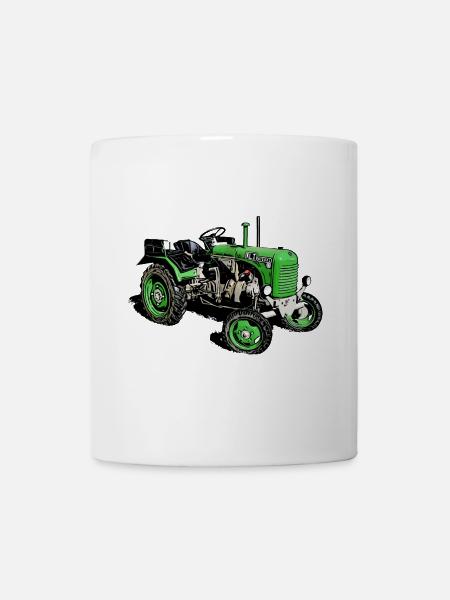 Traktor Steyr Typ 80 - Tasse - Weiß