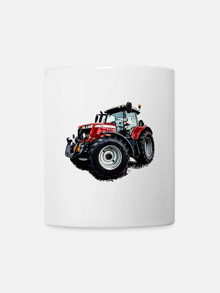 Tracteur S - Mug blanc - blanc