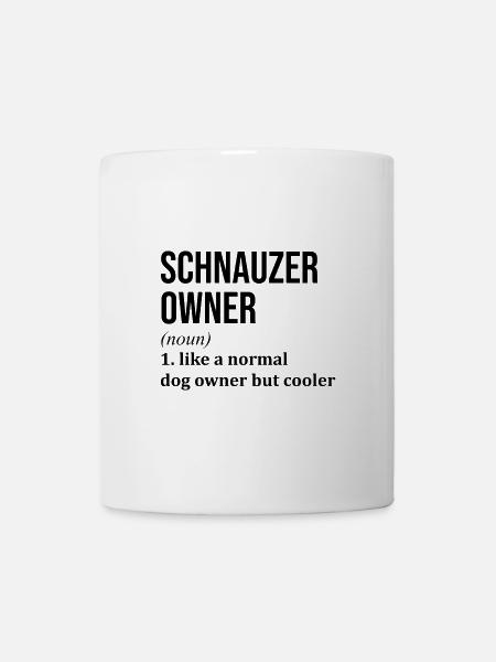 Schnauzer Schnauzer Schnauzer - Mug blanc - blanc