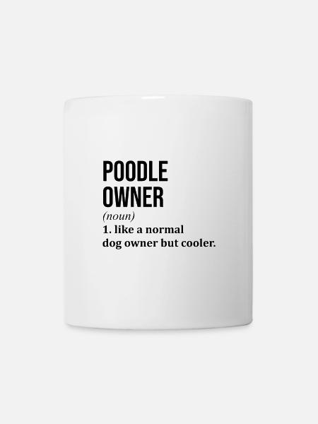 Pudel-Pudel-Pudel - Tasse - Weiß