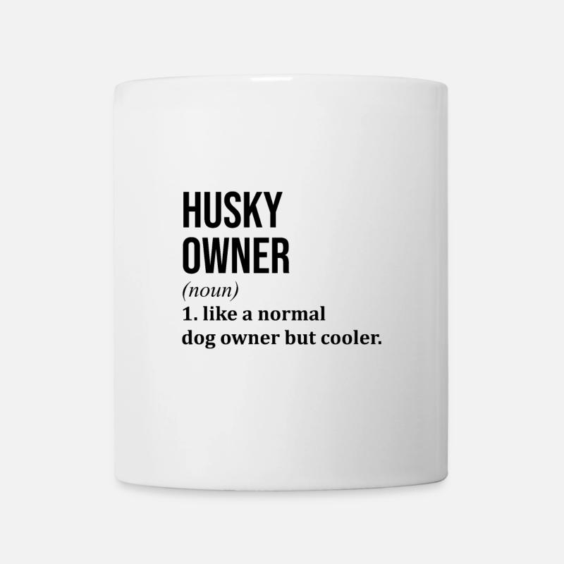 Schlittenhund - Tasse - Weiß