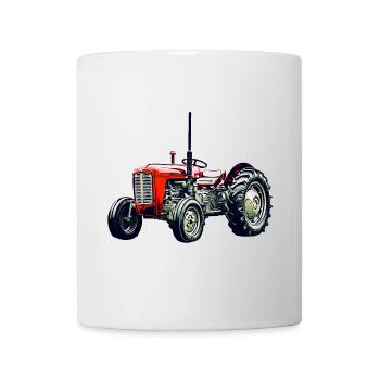 Old M F 35 Tractor - Mug - white - Front