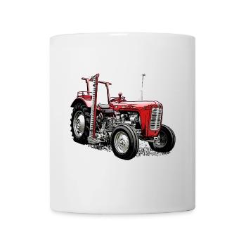Mähwerk Traktor M F 35 - Tasse - Weiß - Vorne